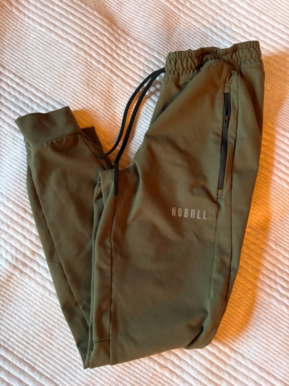 NOBULL Men's Cross-Fit Jogger Size S Army Green